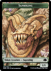 Goblin // Saproling Double-Sided Token [Dominaria Remastered Tokens] | Card Citadel