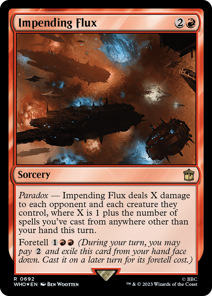 Impending Flux (Surge Foil) [Doctor Who] | Card Citadel