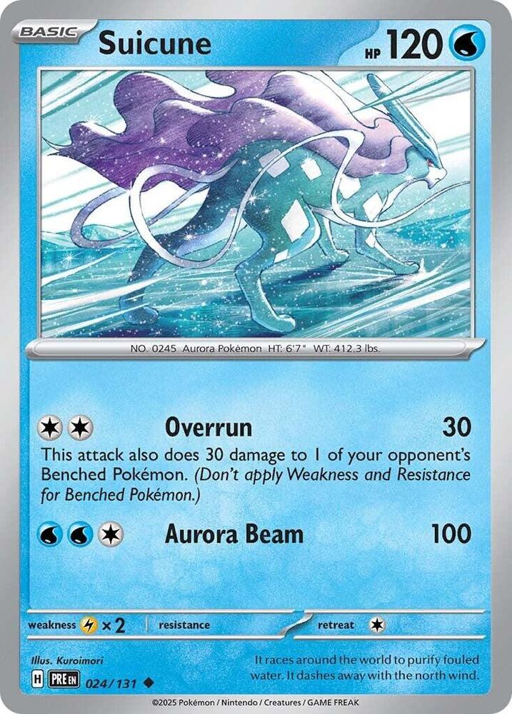 Suicune (024/131) [Scarlet & Violet: Prismatic Evolutions] | Card Citadel