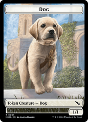 Thopter (0020) // Dog Double-Sided Token [Murders at Karlov Manor Tokens] | Card Citadel