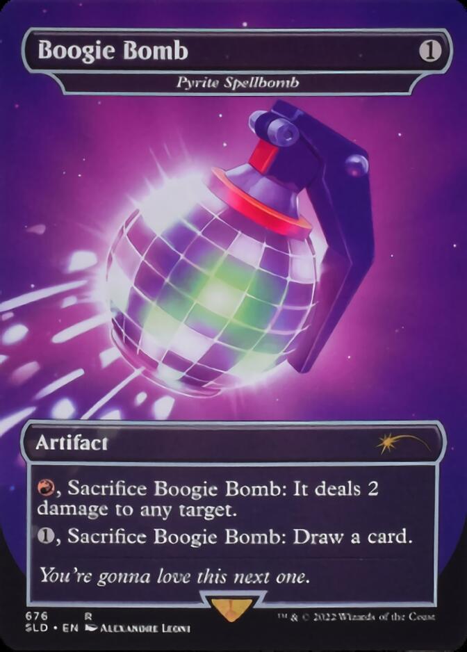 Pyrite Spellbomb - Boogie Bomb (Borderless) [Secret Lair Drop Promos] | Card Citadel