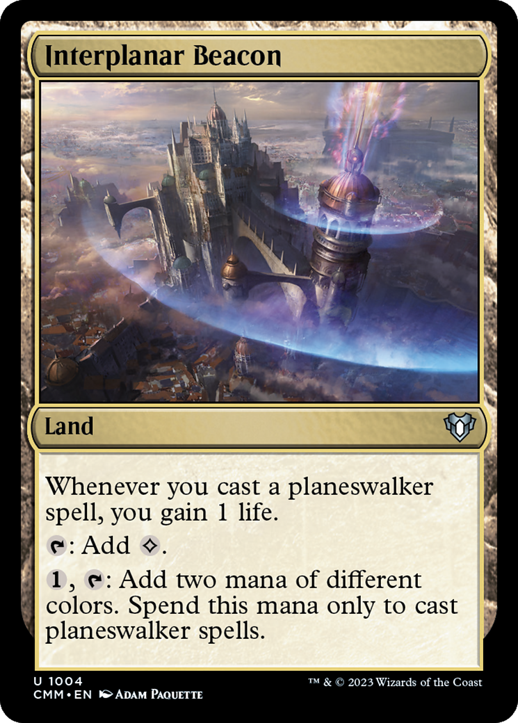 Interplanar Beacon [Commander Masters] | Card Citadel