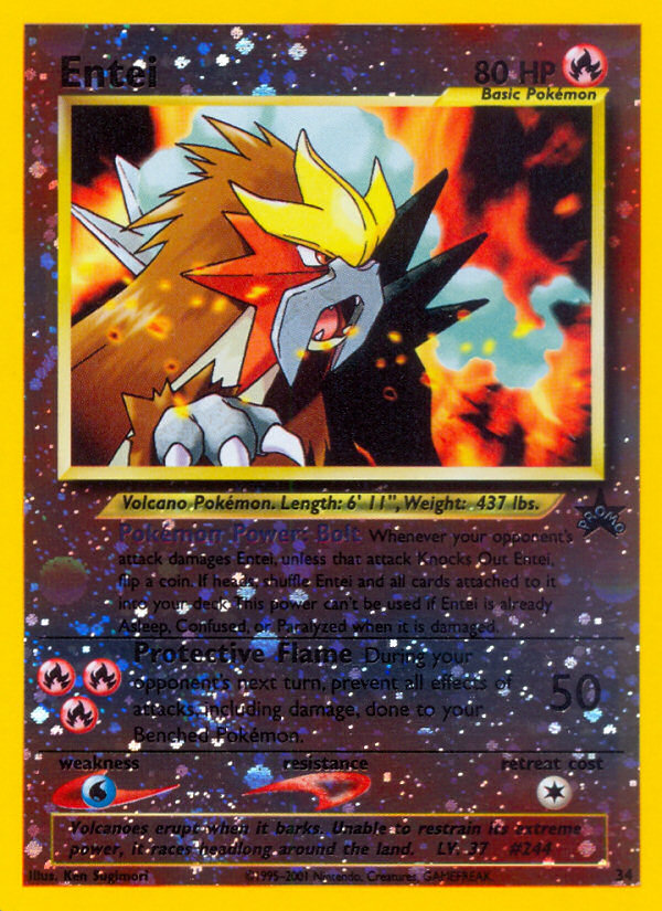 Entei (34) [Wizards of the Coast: Black Star Promos] | Card Citadel