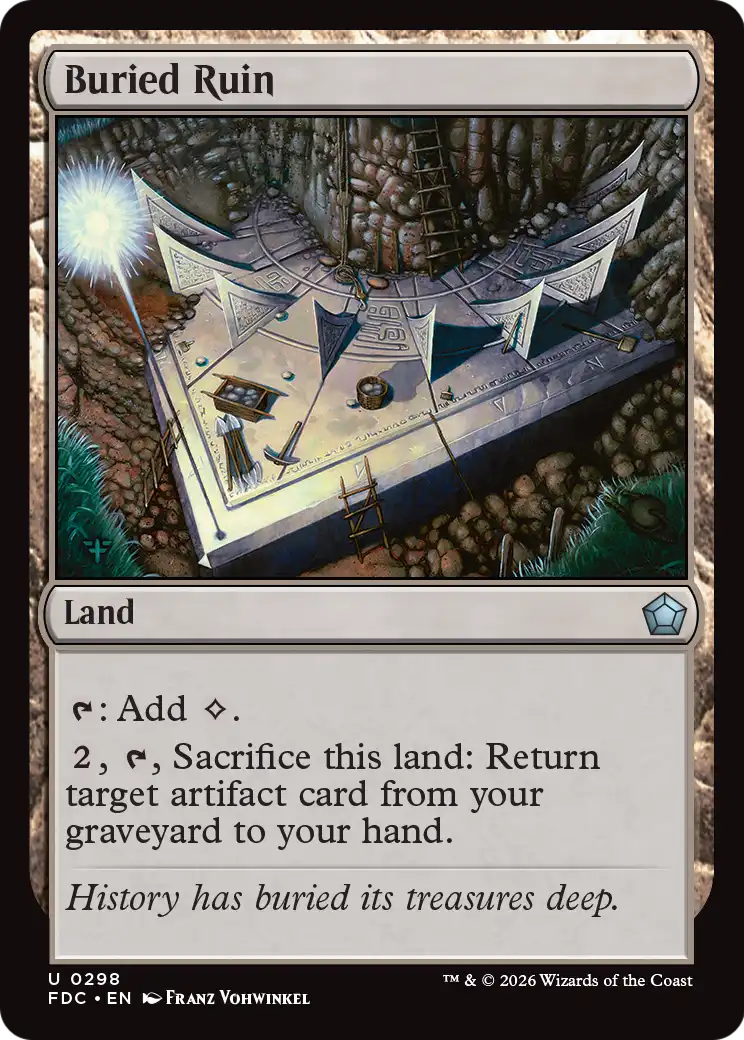 Buried Ruin [Foundations Commander] | Card Citadel
