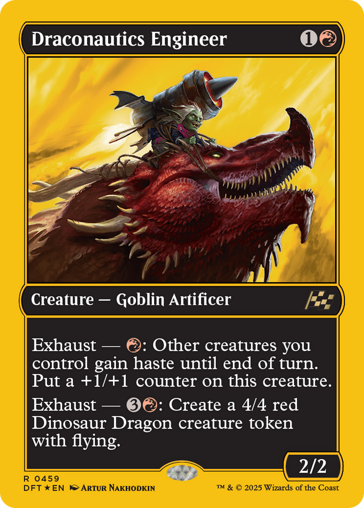 Draconautics Engineer (First-Place Foil) [Aetherdrift] | Card Citadel