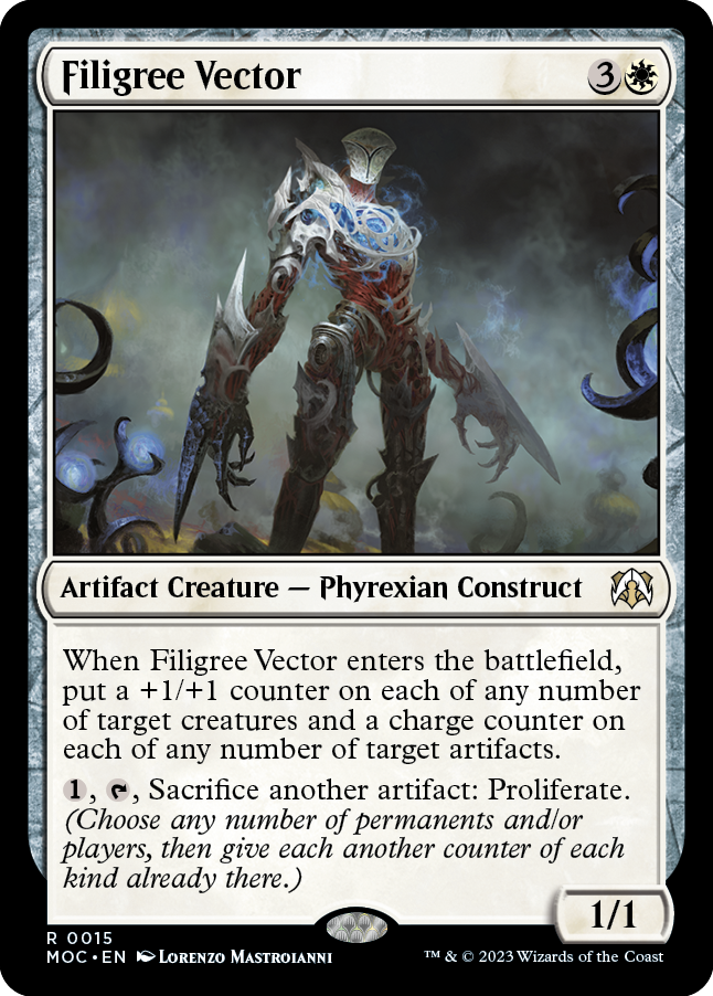 Filigree Vector [March of the Machine Commander] | Card Citadel