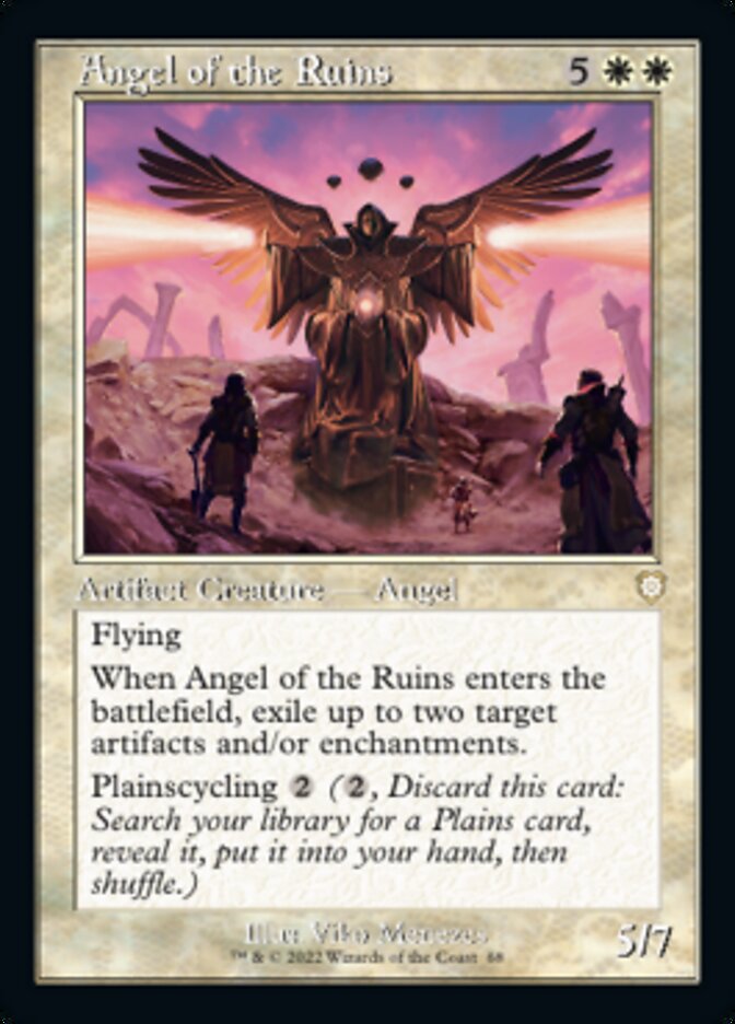 Angel of the Ruins (Retro) [The Brothers' War Commander] | Card Citadel