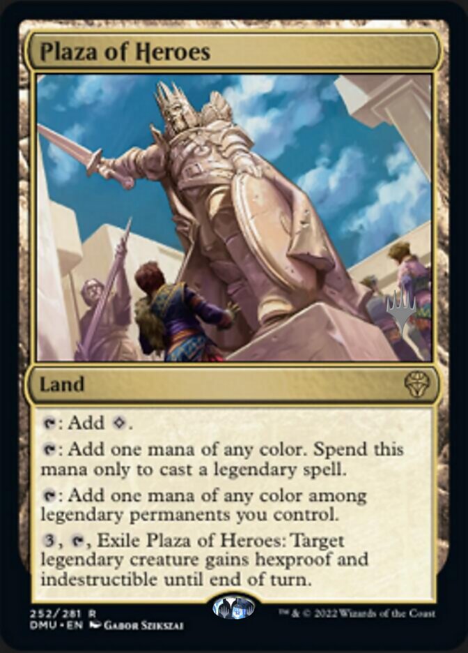 Plaza of Heroes (Promo Pack) [Dominaria United Promos] | Card Citadel