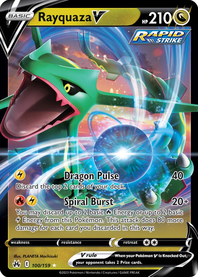 Rayquaza V 100/159 (Jumbo Card) [Sword & Shield: Evolving Skies] | Card Citadel