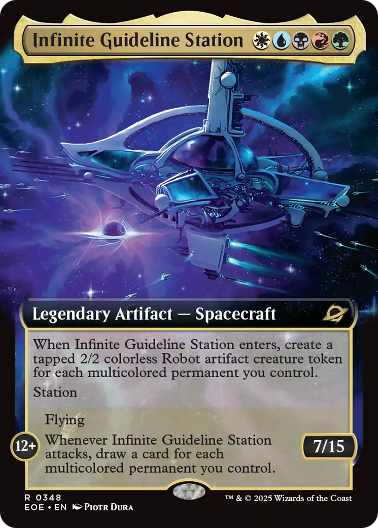 Infinite Guideline Station (Extended Art) [Edge of Eternities] | Card Citadel