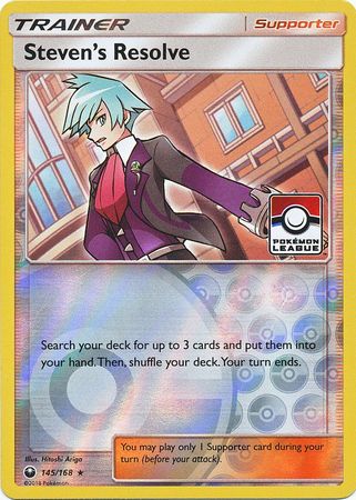 Steven's Resolve (145/168) (League Promo) [Sun & Moon: Celestial Storm] | Card Citadel