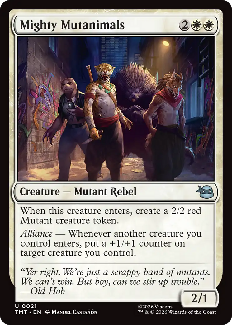 Mighty Mutanimals [Teenage Mutant Ninja Turtles] | Card Citadel