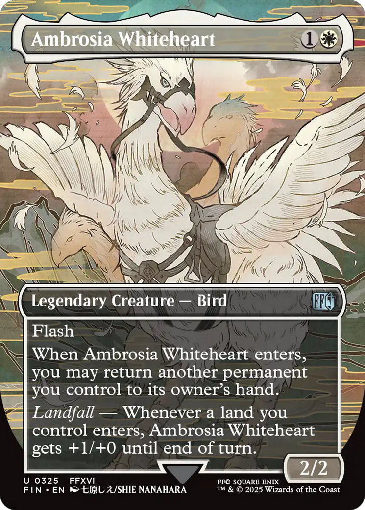 Ambrosia Whiteheart (Borderless) [FINAL FANTASY] | Card Citadel