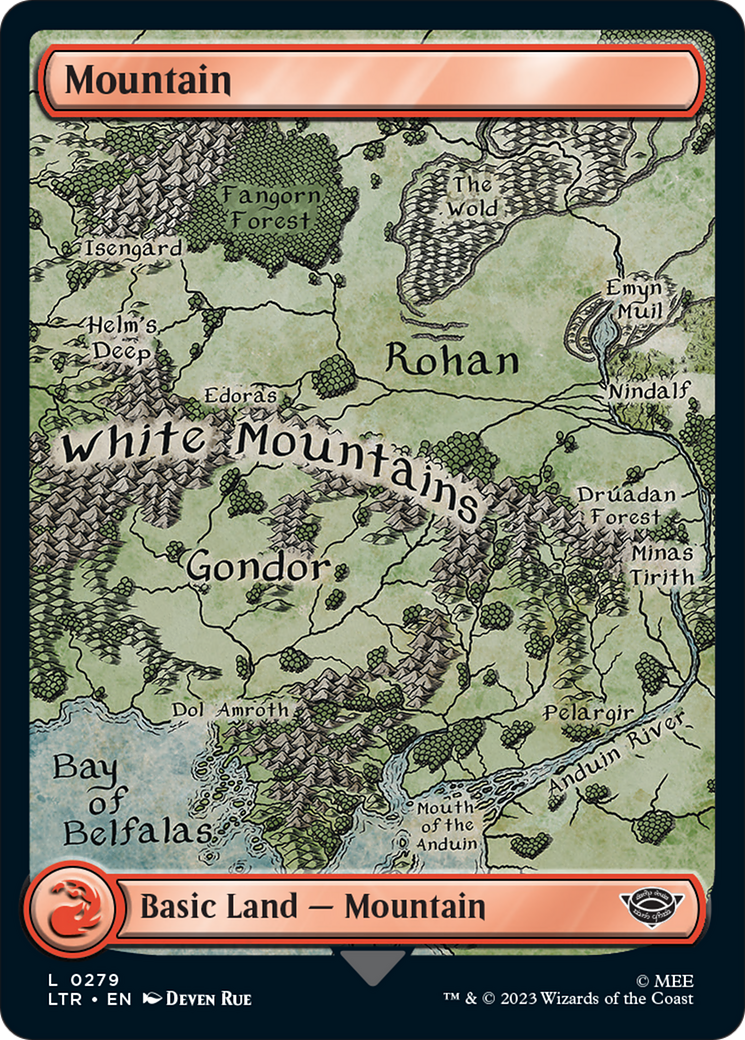 Mountain (279) [The Lord of the Rings: Tales of Middle-Earth] | Card Citadel