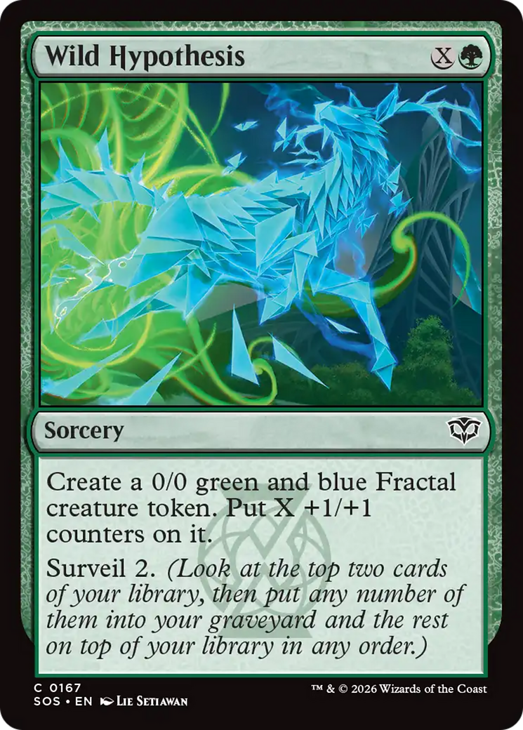 Wild Hypothesis [Secrets of Strixhaven] | Card Citadel