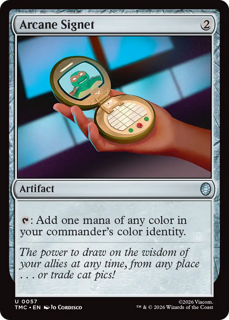 Arcane Signet [Teenage Mutant Ninja Turtles Commander] | Card Citadel