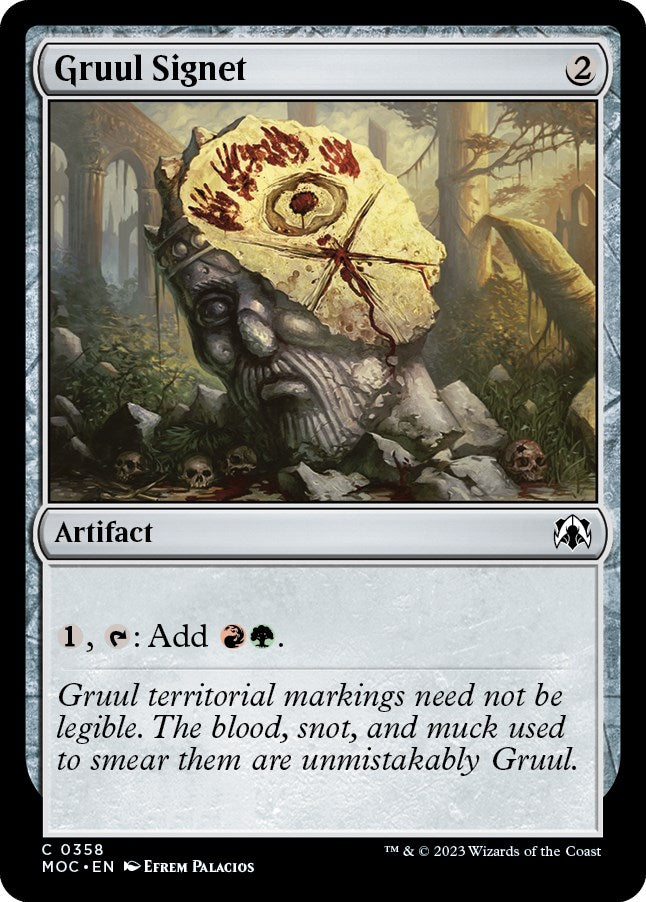 Gruul Signet [March of the Machine Commander] | Card Citadel