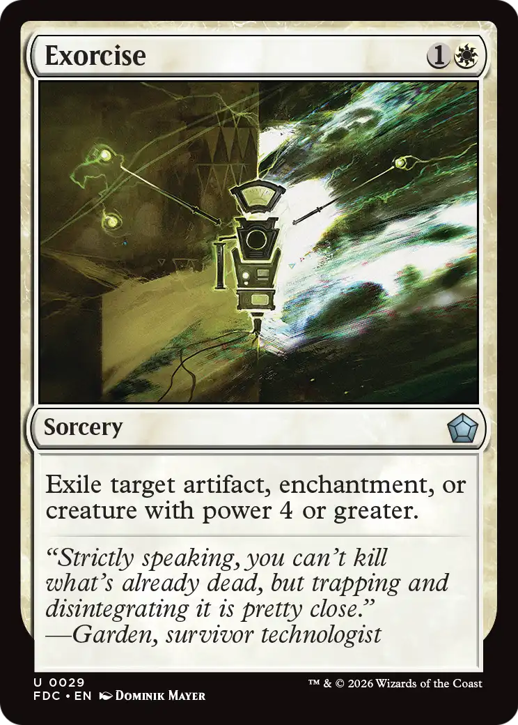 Exorcise [Foundations Commander] | Card Citadel