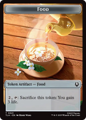 Monk // Food (0021) Double-Sided Token [Avatar: The Last Airbender Tokens] | Card Citadel