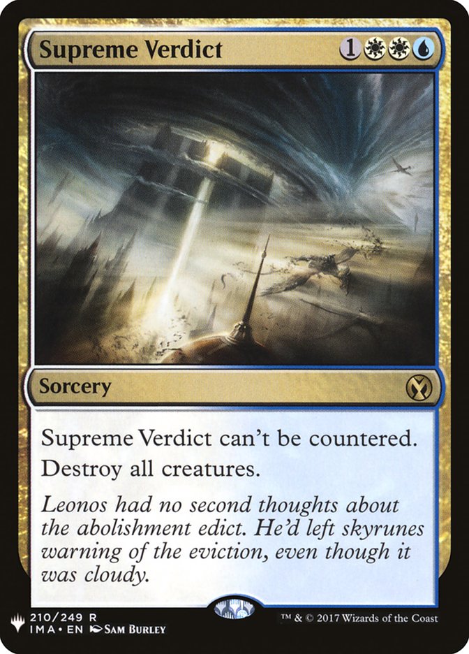 Supreme Verdict [Mystery Booster] | Card Citadel