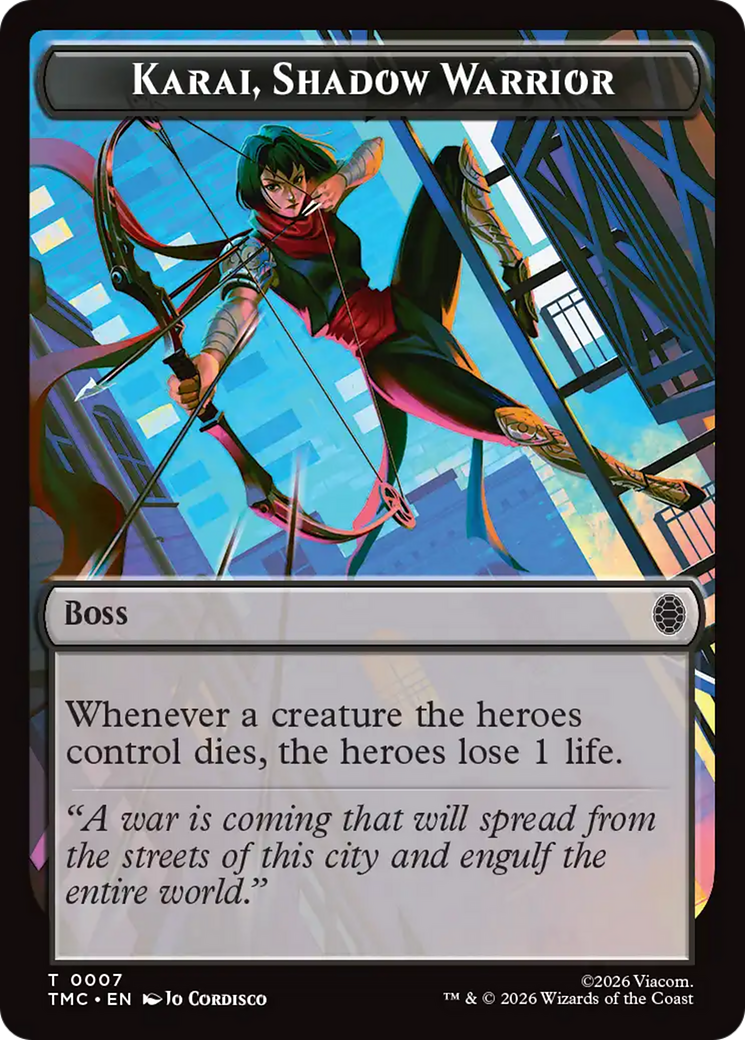Karai, Shadow Warrior [Teenage Mutant Ninja Turtles Commander Tokens] | Card Citadel