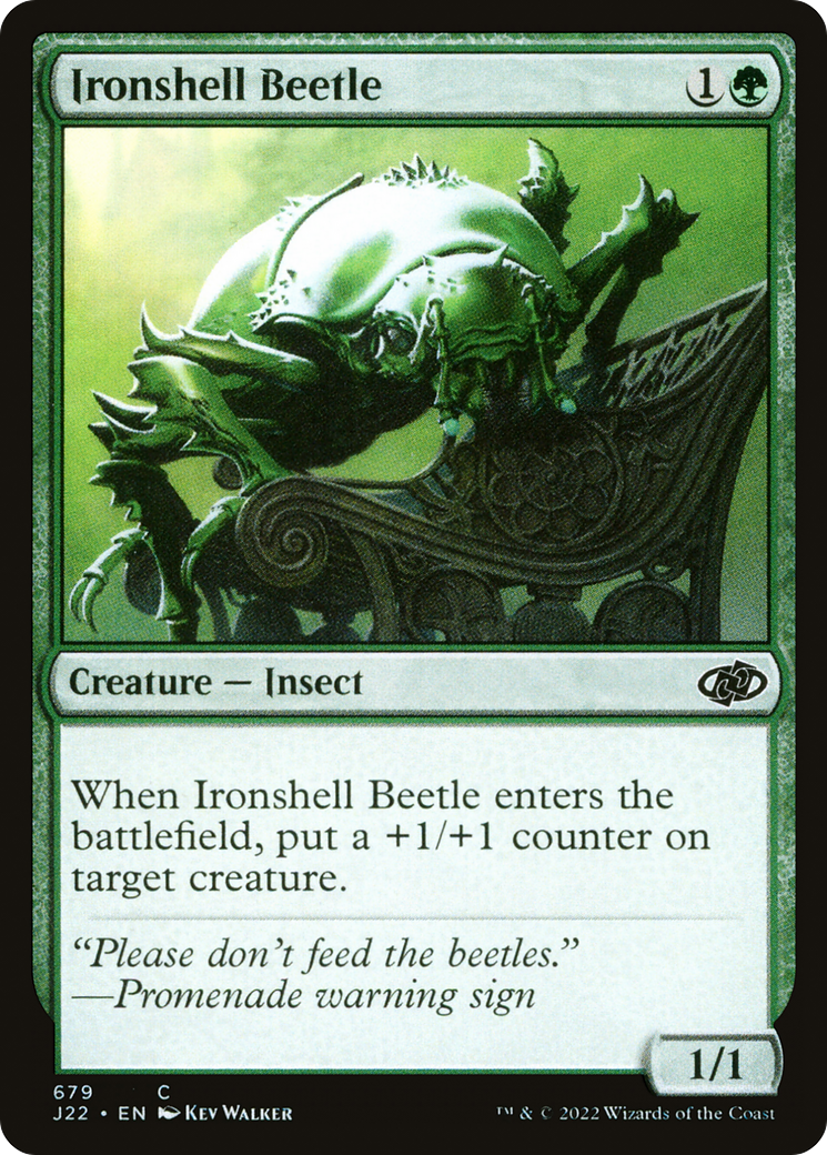 Ironshell Beetle [Jumpstart 2022] | Card Citadel