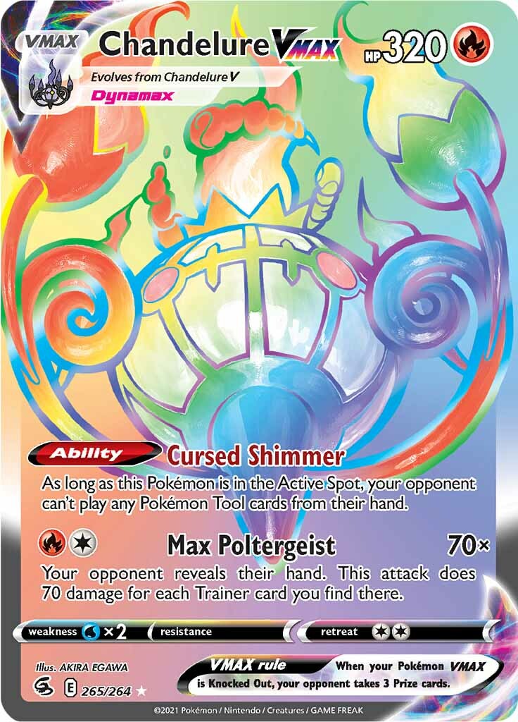 Chandelure VMAX (265/264) [Sword & Shield: Fusion Strike] | Card Citadel