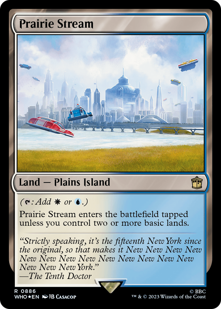 Prairie Stream (Surge Foil) [Doctor Who] | Card Citadel