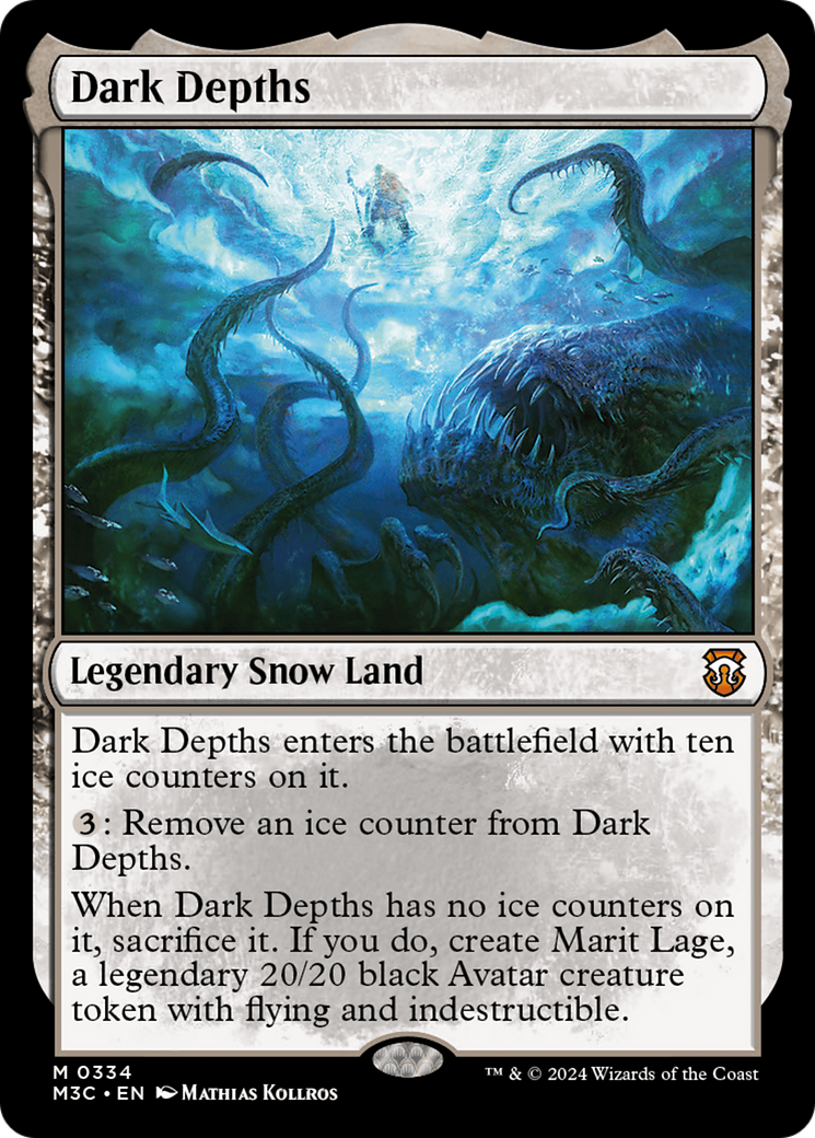 Dark Depths (Ripple Foil) [Modern Horizons 3 Commander] | Card Citadel