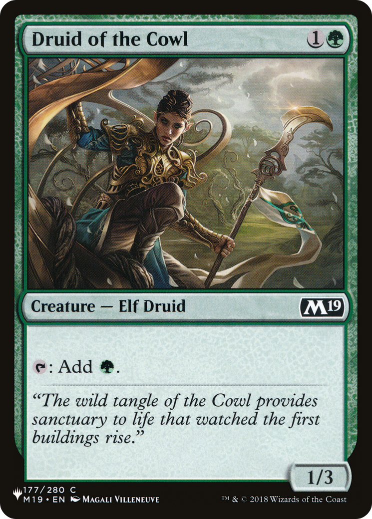 Druid of the Cowl [The List] | Card Citadel
