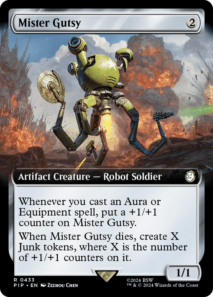 Mister Gutsy (Extended Art) [Fallout] | Card Citadel