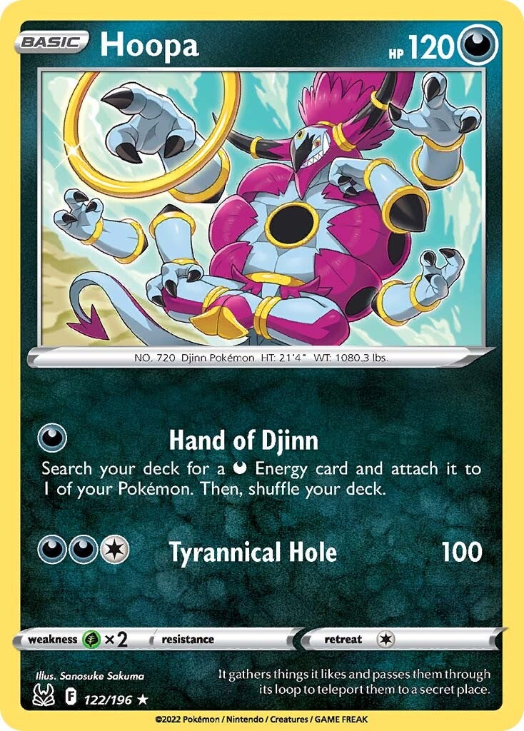 Hoopa (122/196) [Sword & Shield: Lost Origin] | Card Citadel
