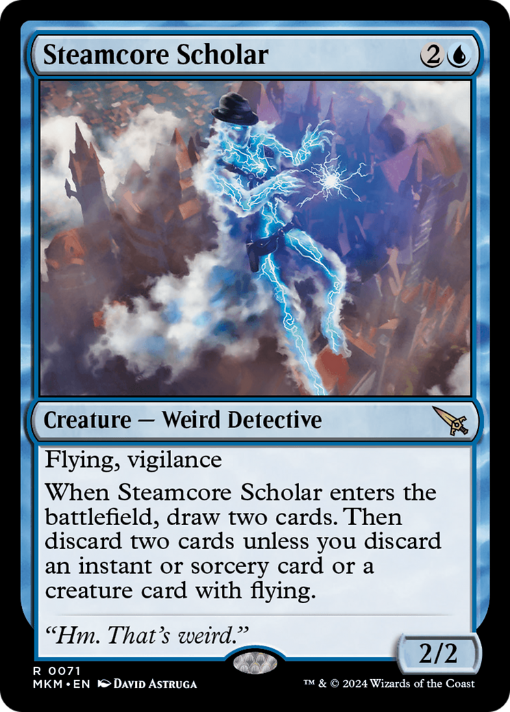 Steamcore Scholar [Murders at Karlov Manor] | Card Citadel