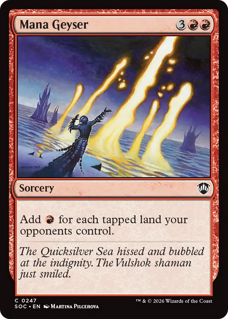 Mana Geyser [Secrets of Strixhaven Commander] | Card Citadel