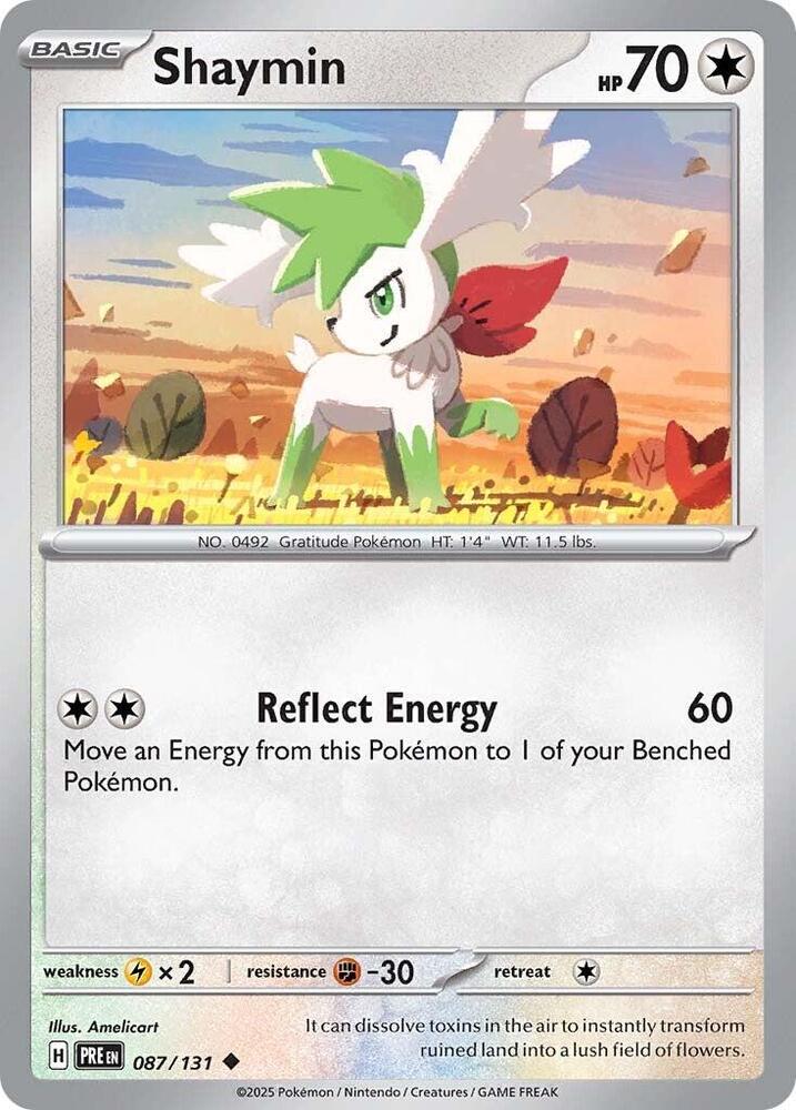 Shaymin (087/131) [Scarlet & Violet: Prismatic Evolutions] | Card Citadel
