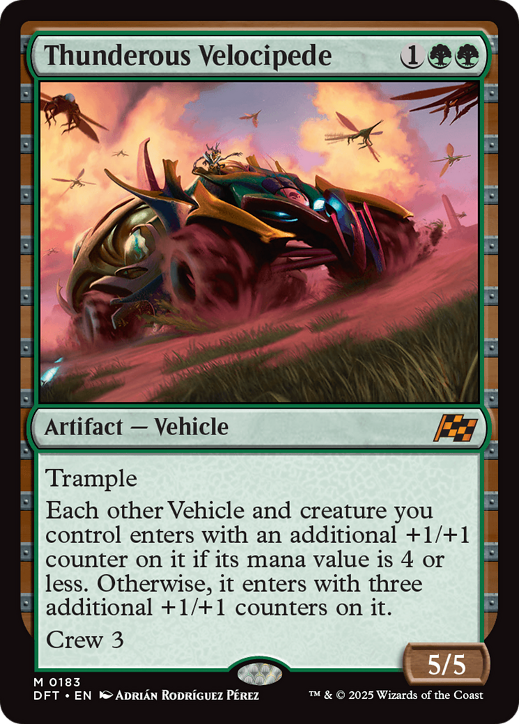 Thunderous Velocipede [Aetherdrift] | Card Citadel