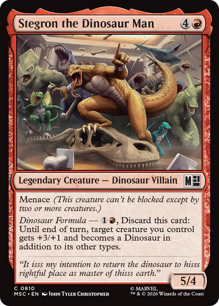 Stegron the Dinosaur Man [Marvel Super Heroes Commander] | Card Citadel