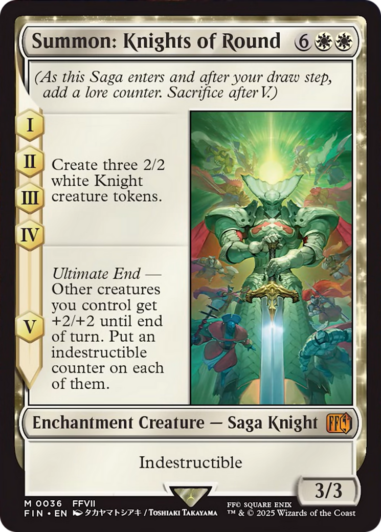 Summon: Knights of Round [FINAL FANTASY] | Card Citadel