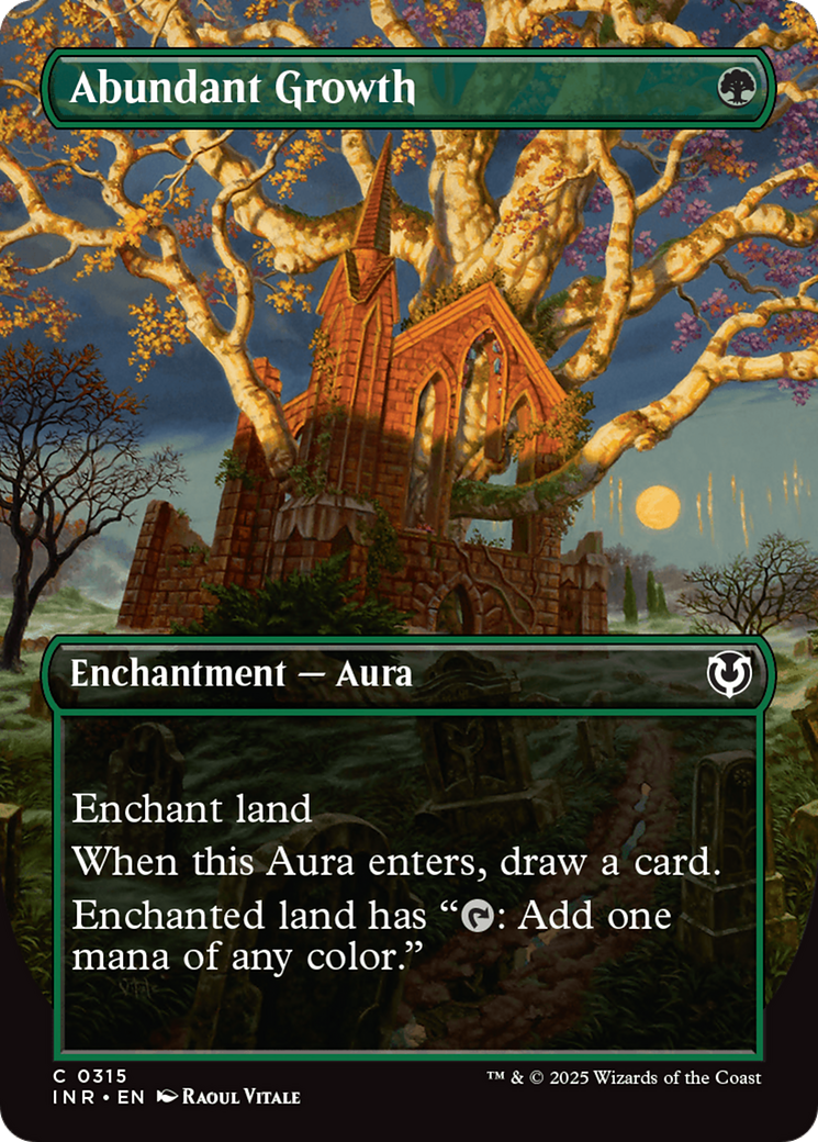 Abundant Growth (Borderless) [Innistrad Remastered] | Card Citadel