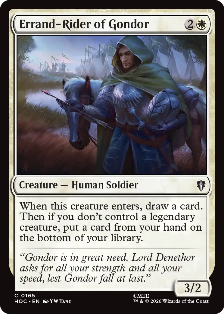 Errand-Rider of Gondor [The Hobbit: Eternal-Legal] | Card Citadel