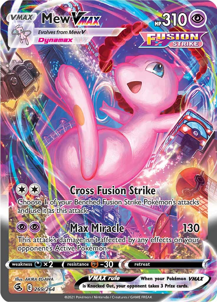 Mew VMAX (269/264) [Sword & Shield: Fusion Strike] | Card Citadel