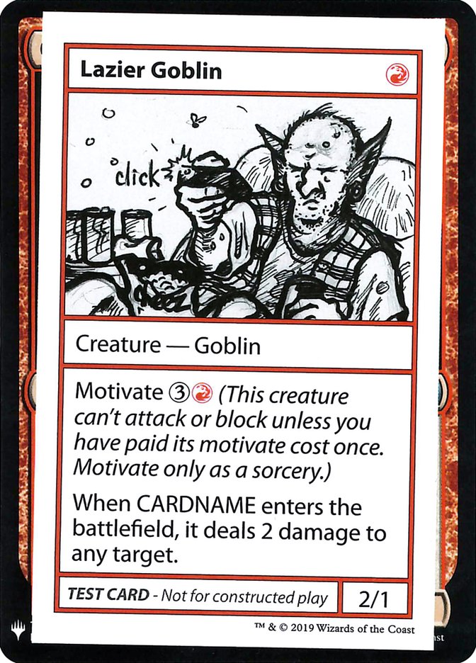 Lazier Goblin [Mystery Booster Playtest Cards] | Card Citadel