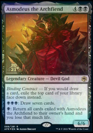 Asmodeus the Archfiend [Dungeons & Dragons: Adventures in the Forgotten Realms Prerelease Promos] | Card Citadel