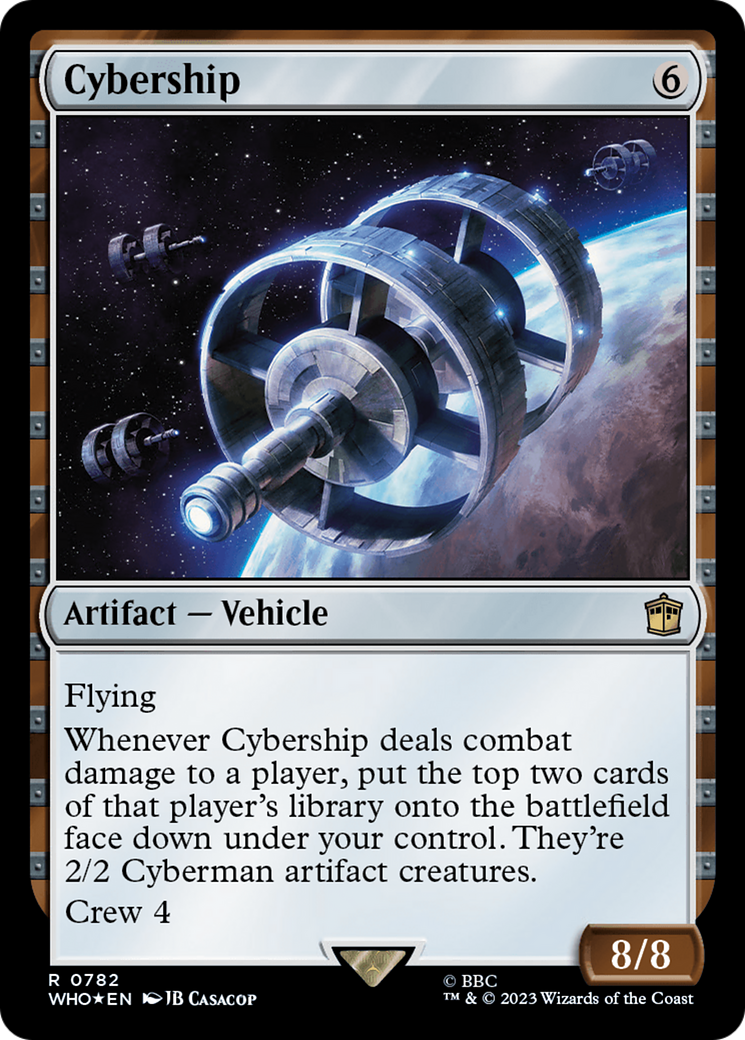 Cybership (Surge Foil) [Doctor Who] | Card Citadel