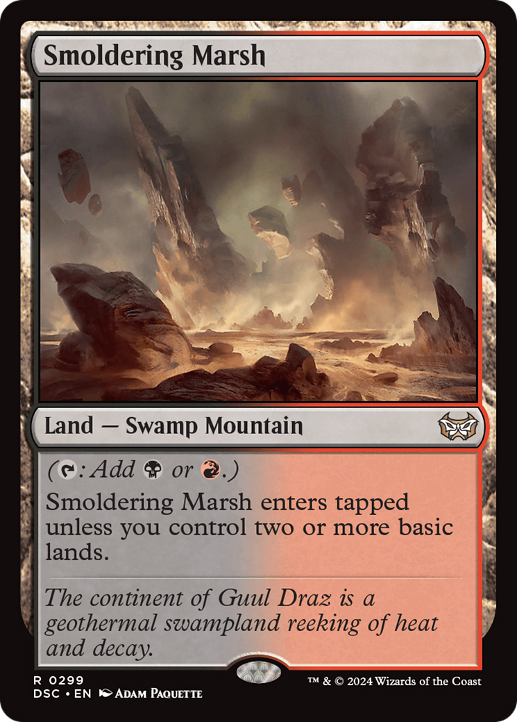 Smoldering Marsh [Duskmourn: House of Horror Commander] | Card Citadel