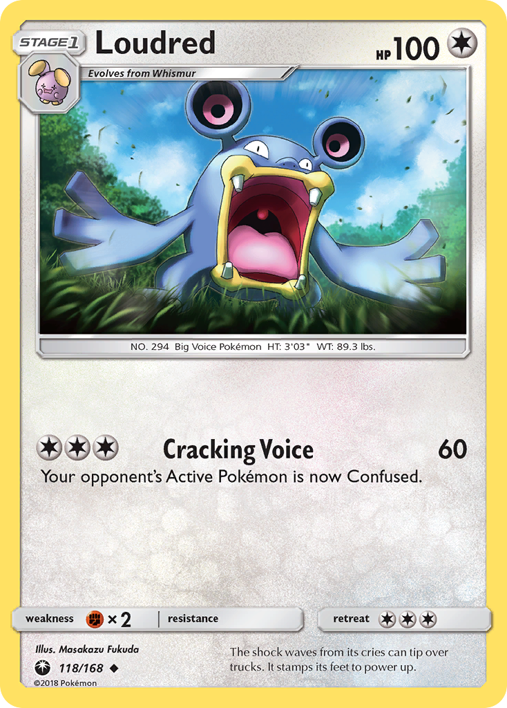 Loudred (118/168) [Sun & Moon: Celestial Storm] | Card Citadel