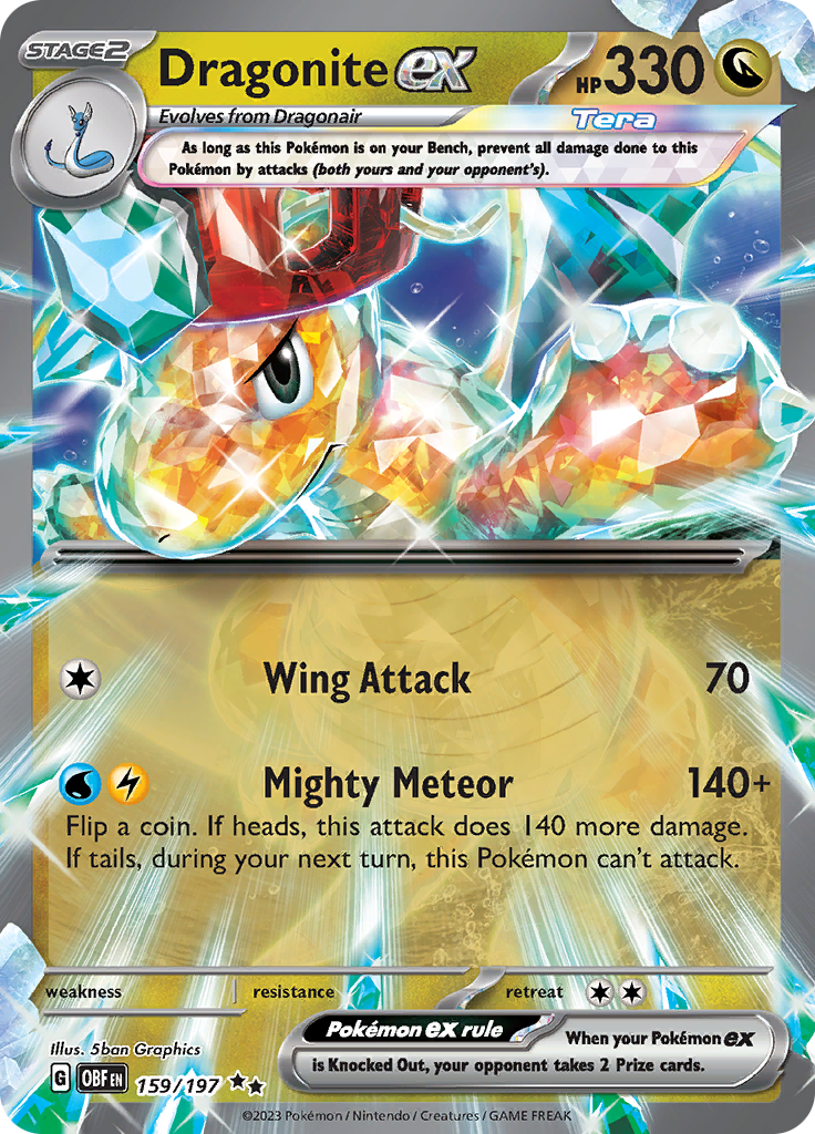 Dragonite ex (159/197) [Scarlet & Violet: Obsidian Flames] | Card Citadel