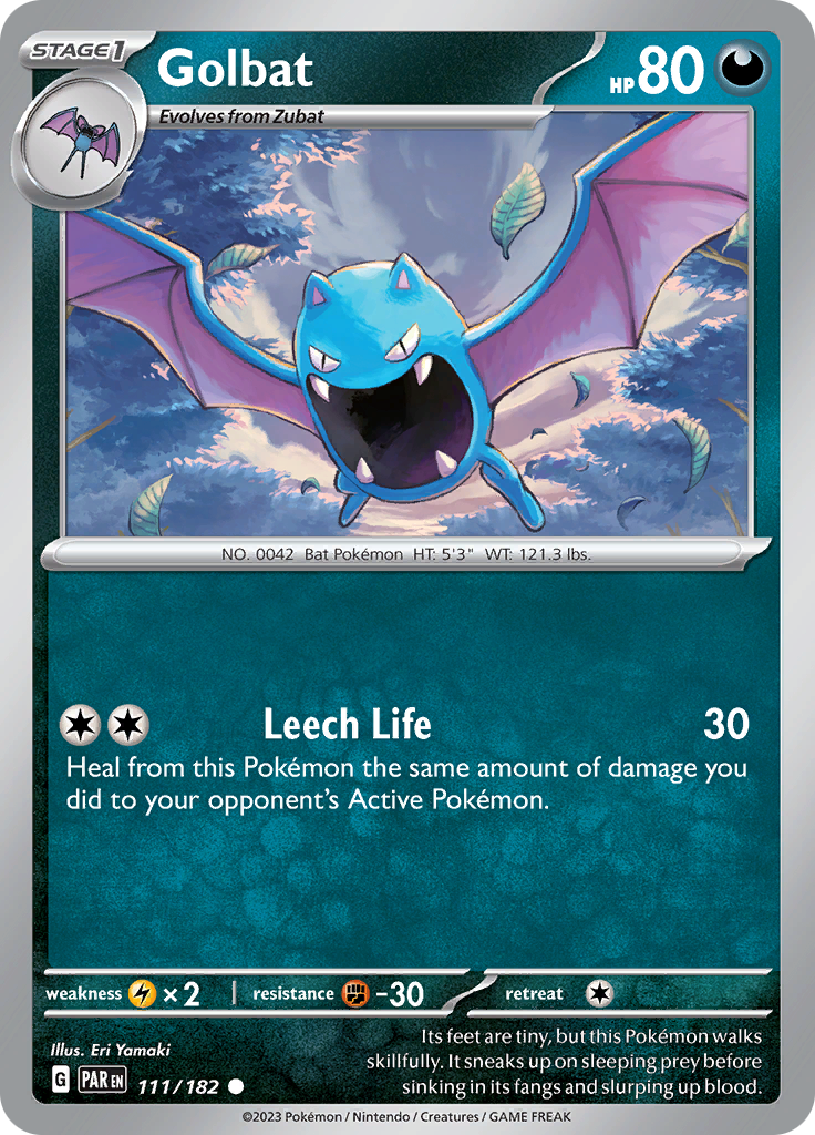 Golbat (111/182) [Scarlet & Violet: Paradox Rift] | Card Citadel