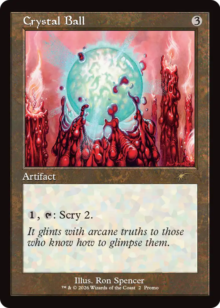 Crystal Ball (Retro Frame) [Wizards Play Network 2026] | Card Citadel