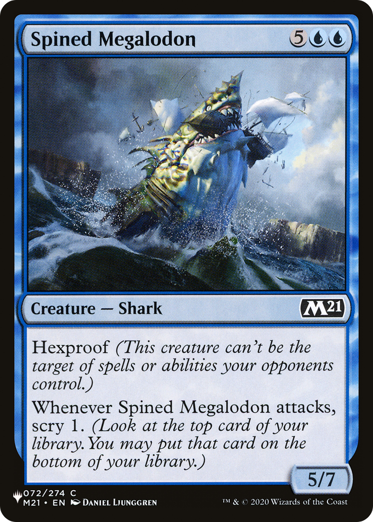 Spined Megalodon [The List Reprints] | Card Citadel